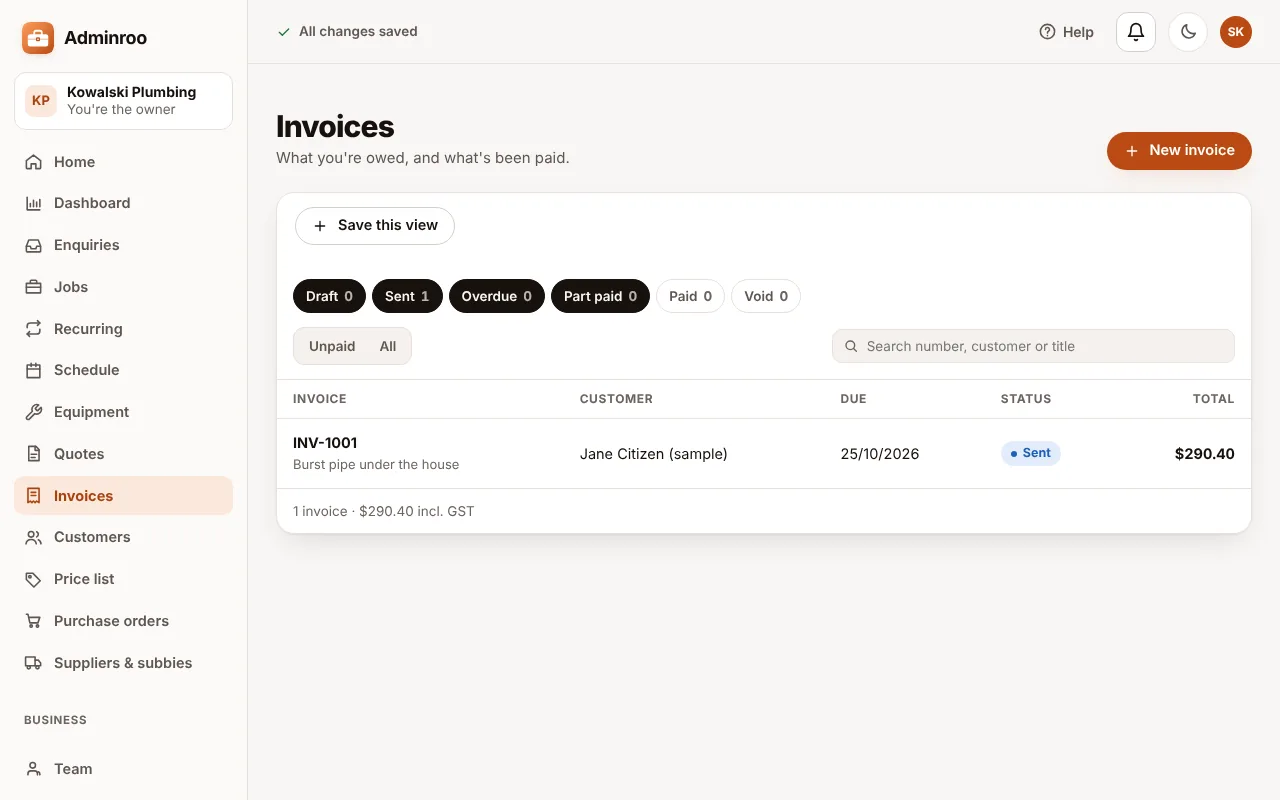 Invoices